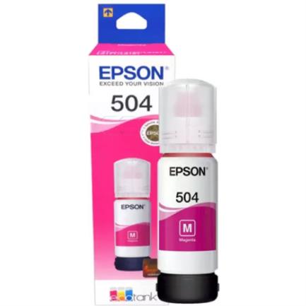 Tinta Epson Original T504 EcoTank Magenta