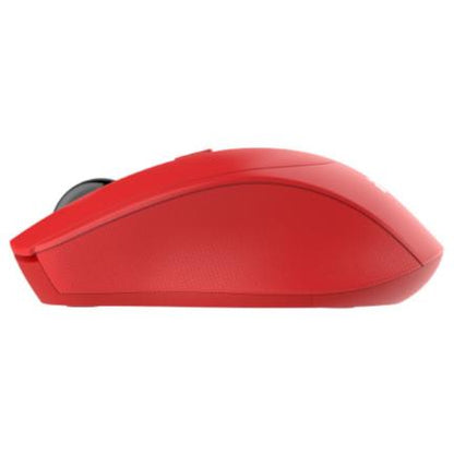 Mouse Nextep Inalámbrico Ergónomico Color Rojo