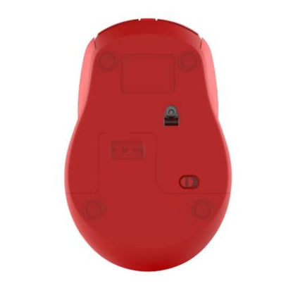 Mouse Nextep Inalámbrico Ergónomico Color Rojo