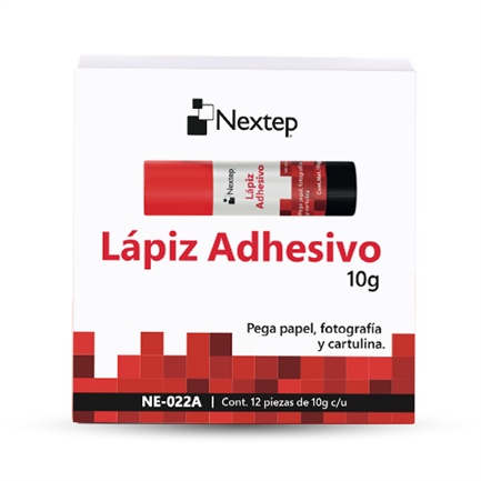 Lapiz Adhesivo Nextep 10 Gramos C/12