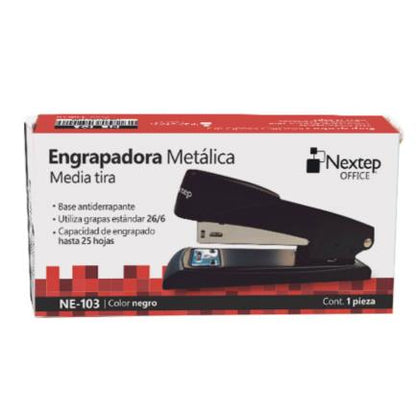 Engrapadora Nextep Metálica Profesional Media Tira