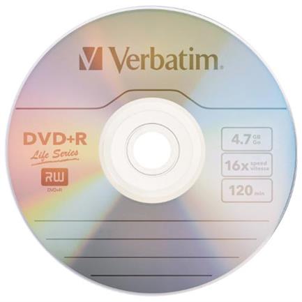 DVD-R Verbatim 4.7GB 16X Spindle C/50